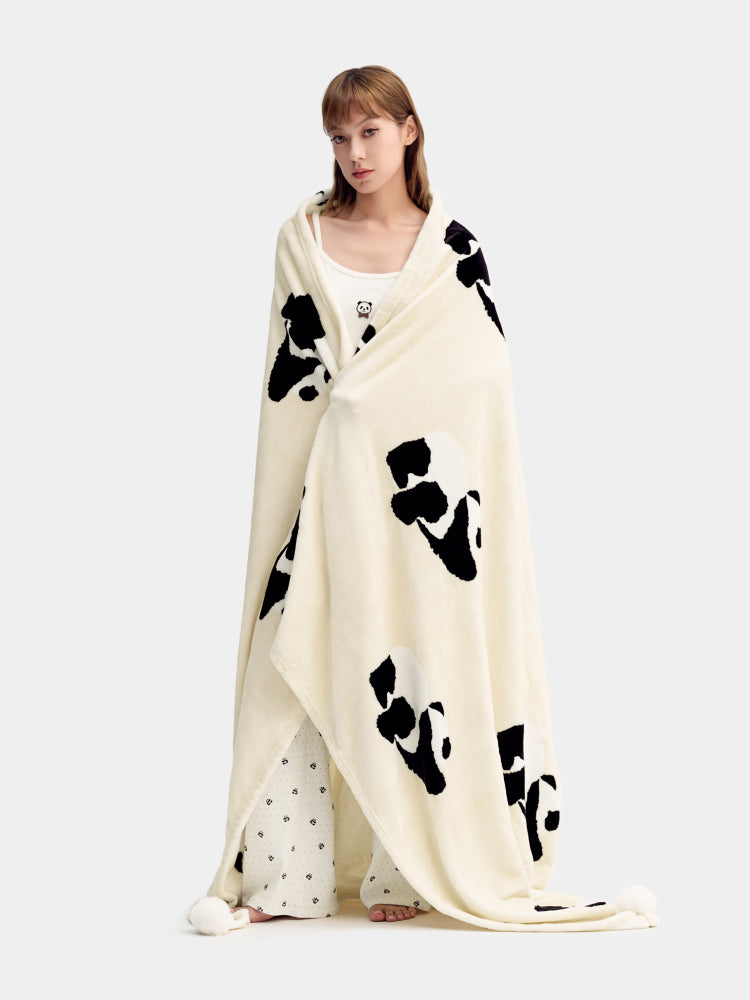 Panda Duft-Flanell-Decke