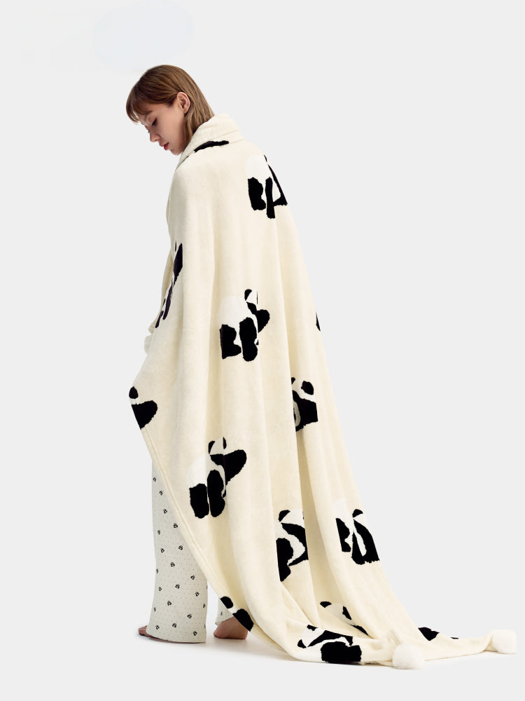 Panda Duft-Flanell-Decke