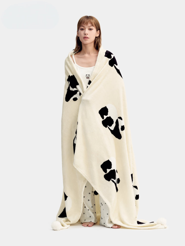Panda Duft-Flanell-Decke