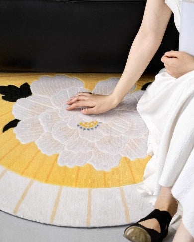 Handgschniitne 3D-Pfingstrose-Fächer Türmätteli