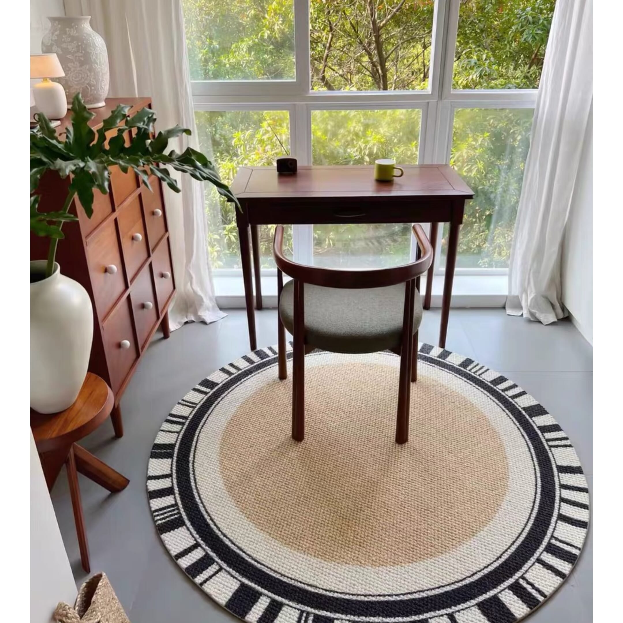 Runder Wollteppich Paris Dream