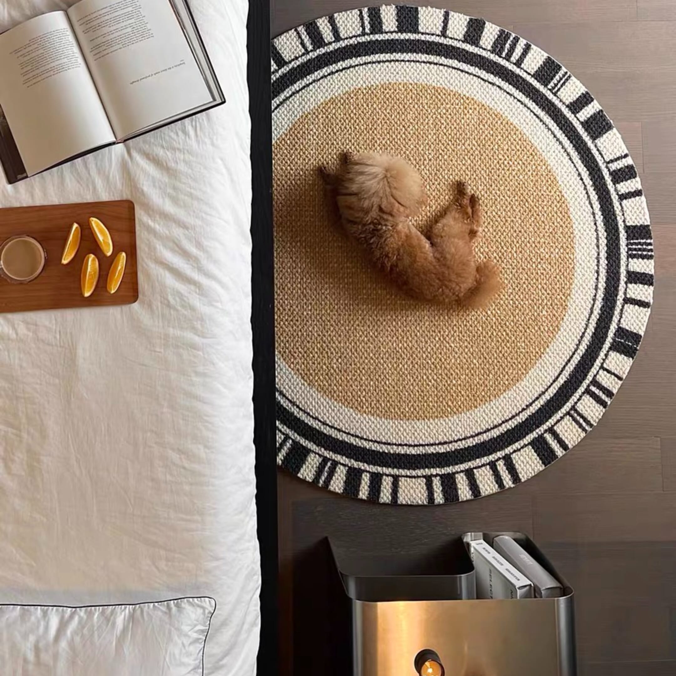 Runder Wollteppich Paris Dream