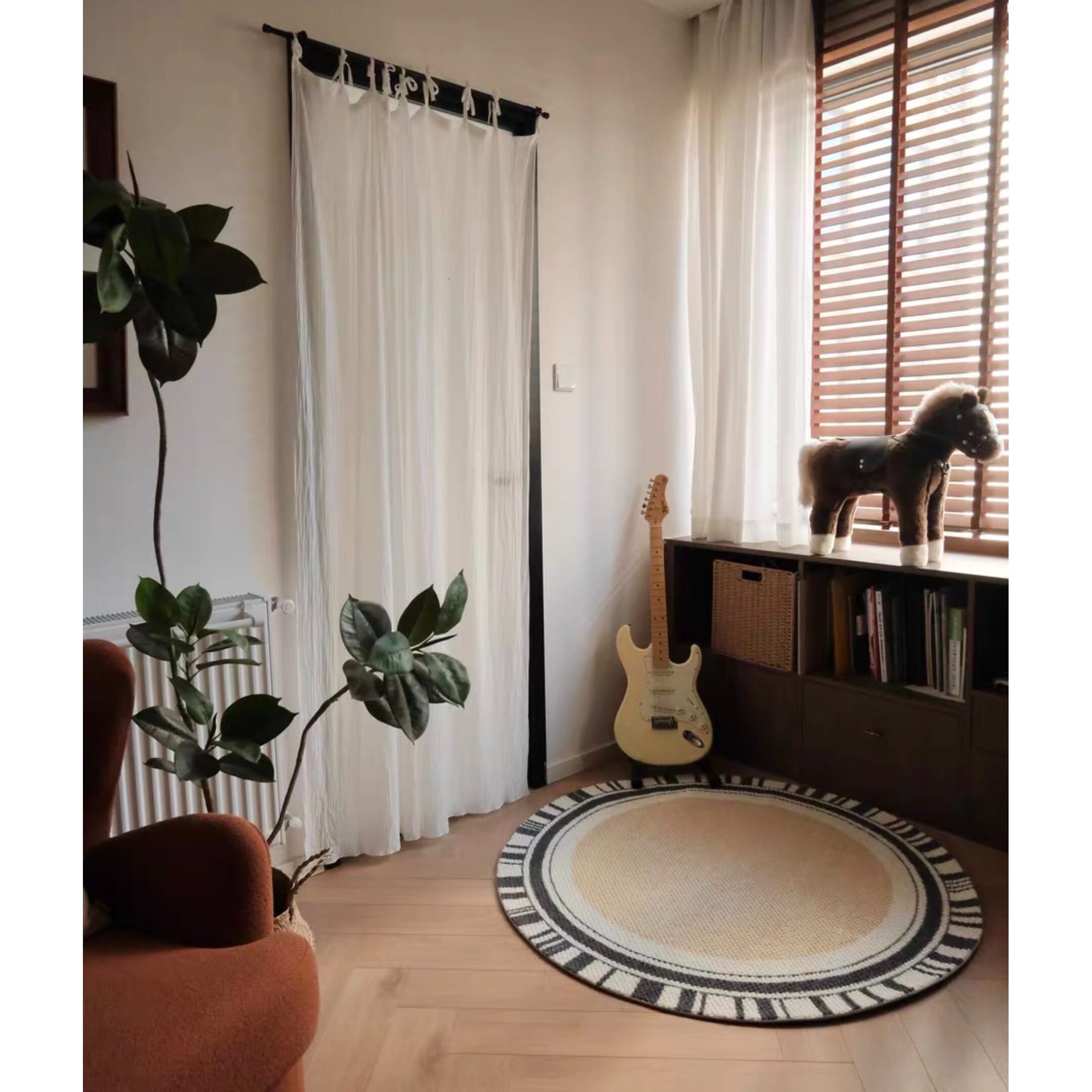 Runder Wollteppich Paris Dream