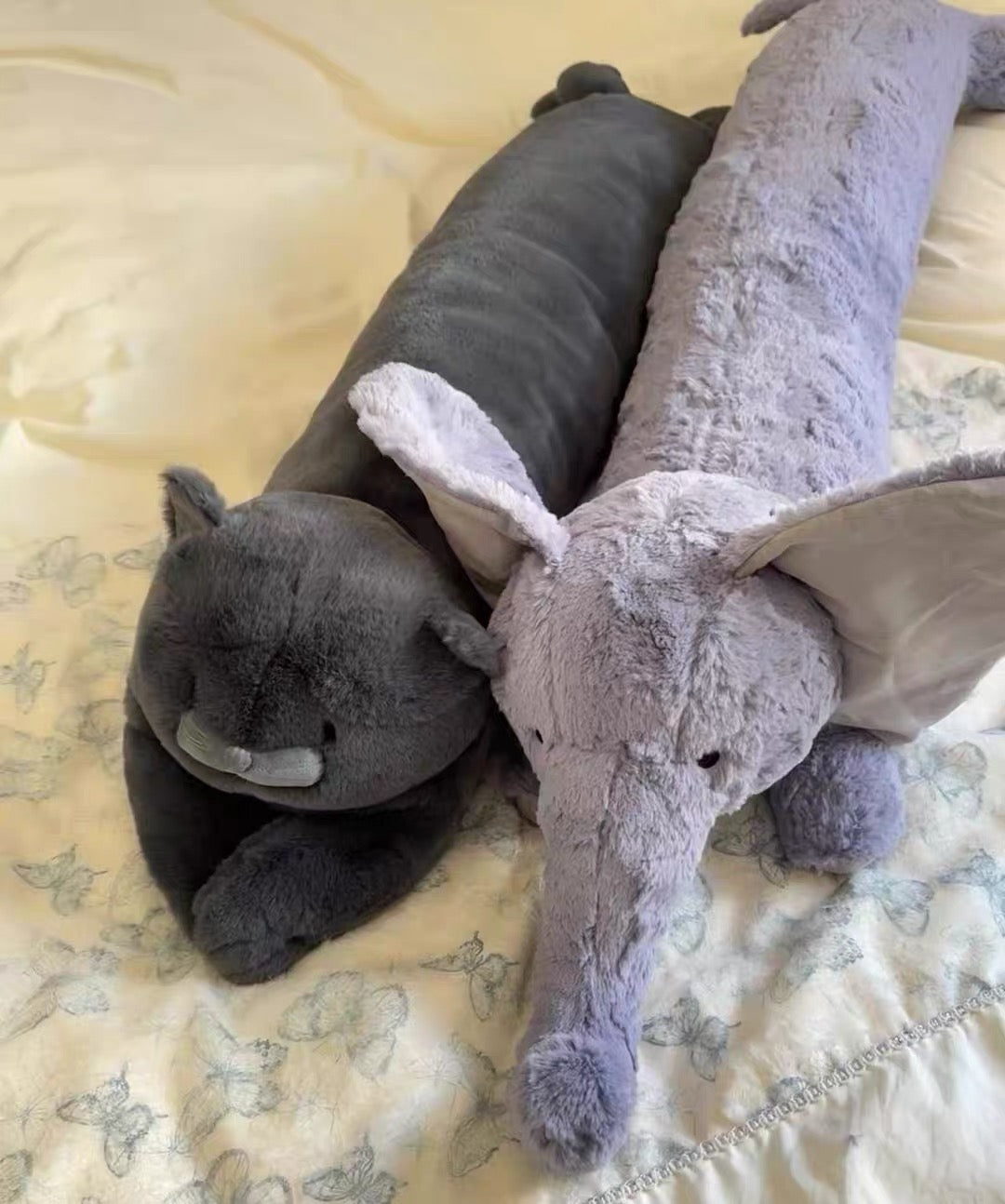 Tier-Körperkissen: De lila Elefant