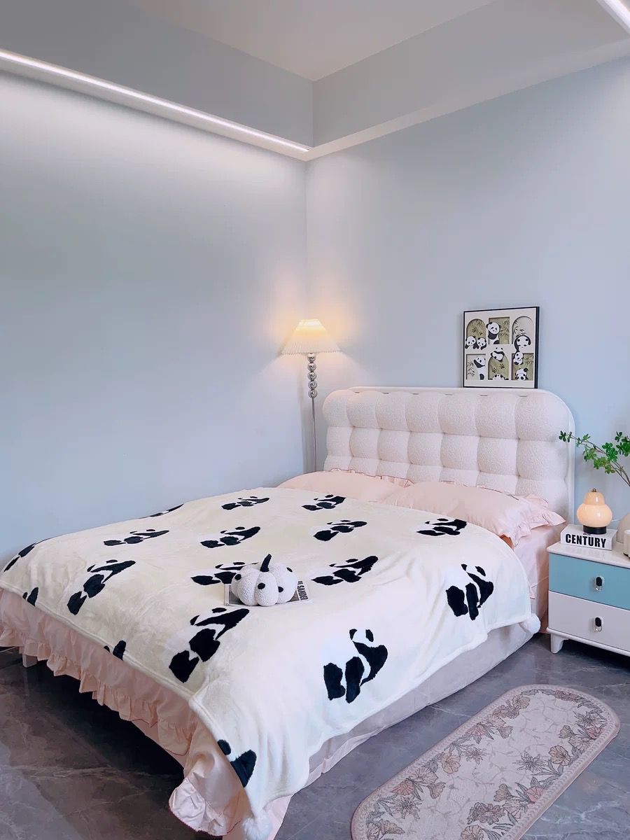Panda Duft-Flanell-Decke