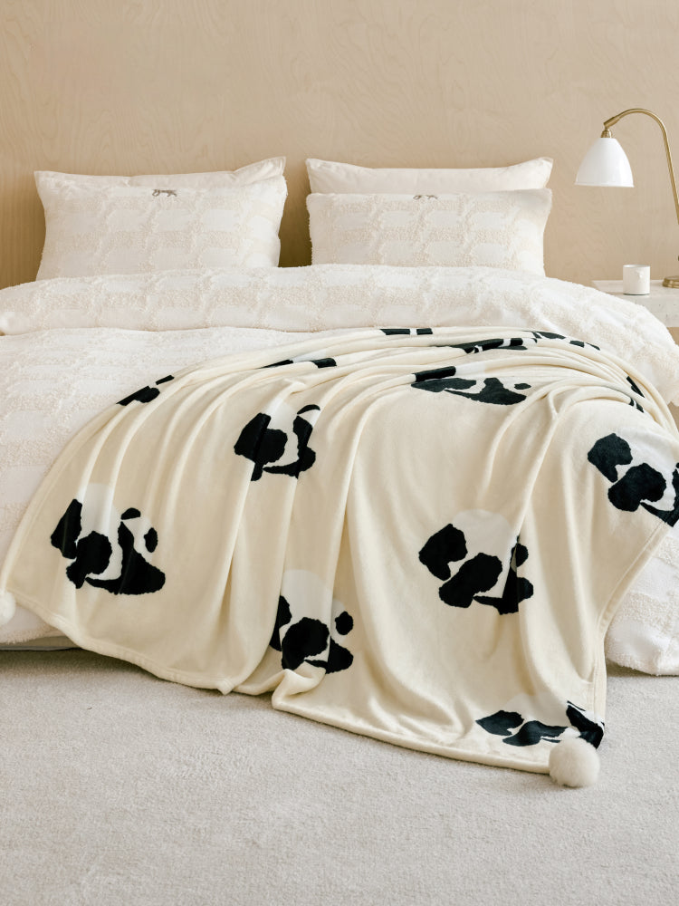 Panda Duft-Flanell-Decke