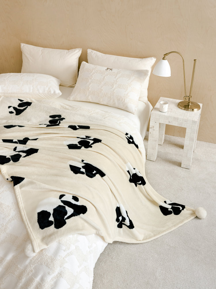 Panda Duft-Flanell-Decke