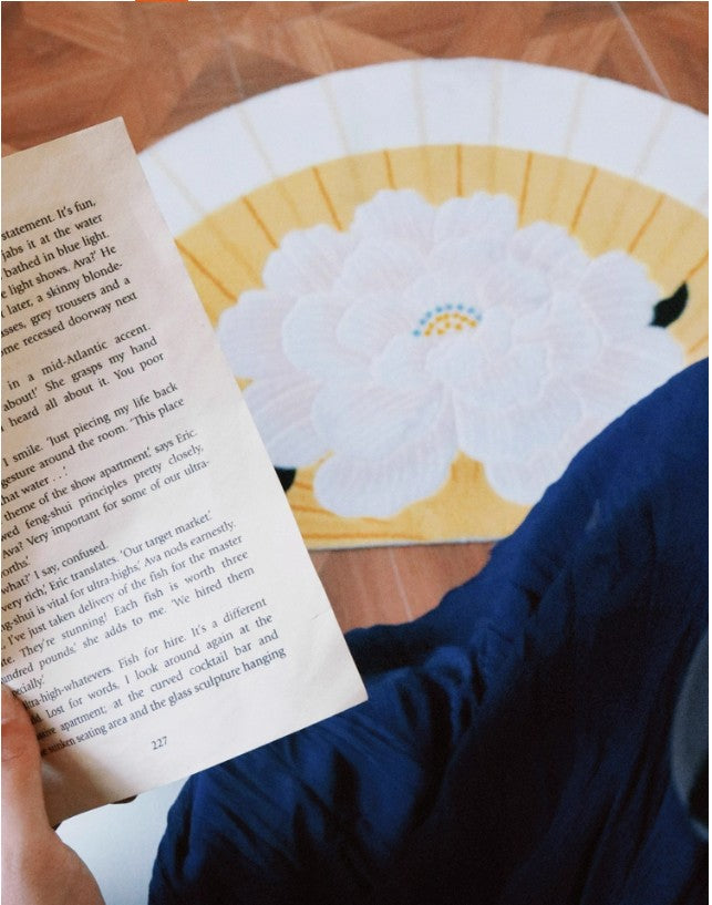 Handgschniitne 3D-Pfingstrose-Fächer Türmätteli