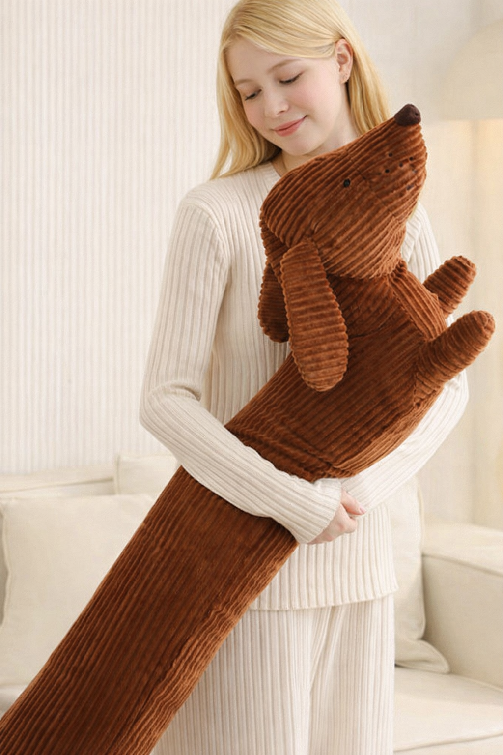 Tier-Körperkissen: Schwarzg­sichtschaf