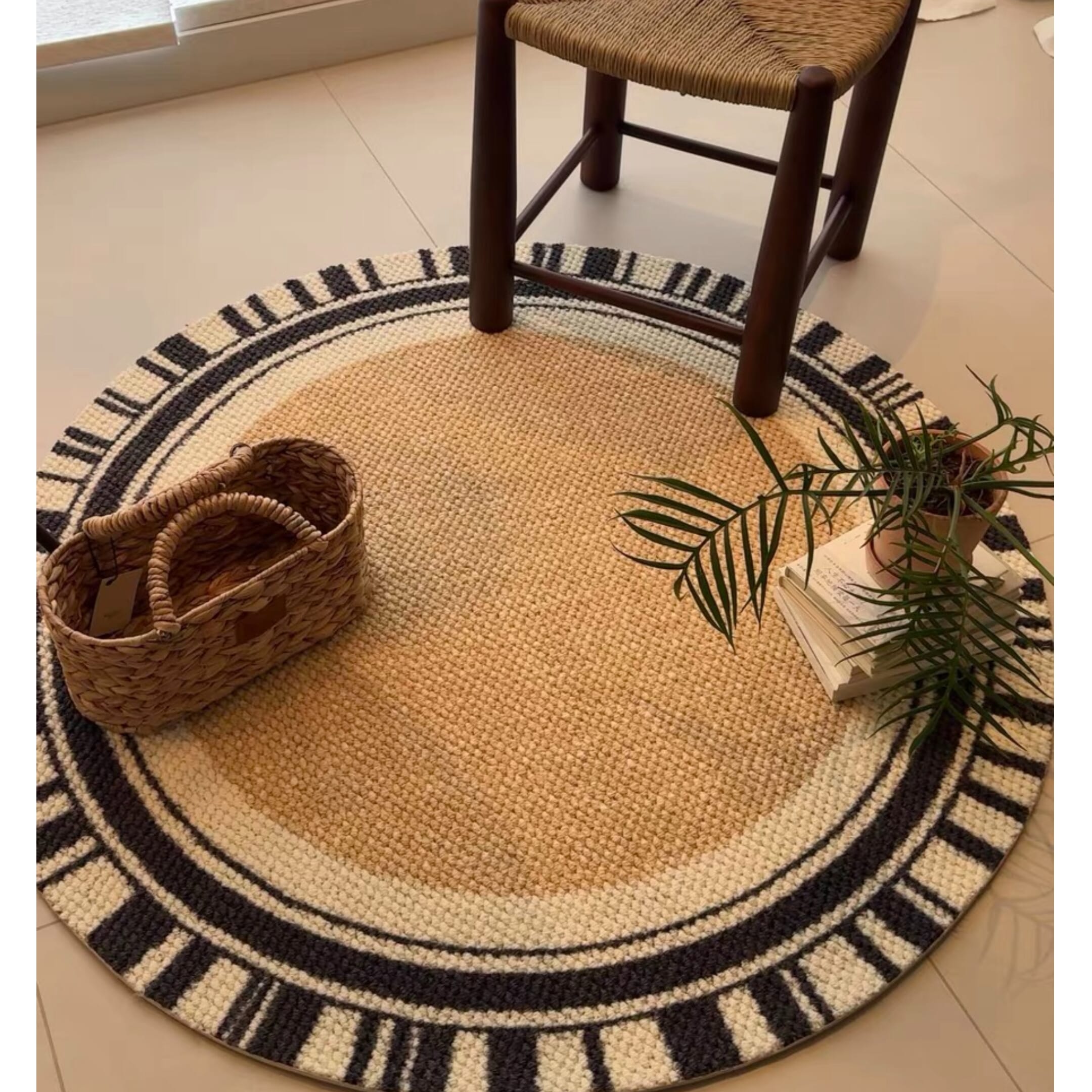 Runder Wollteppich Paris Dream