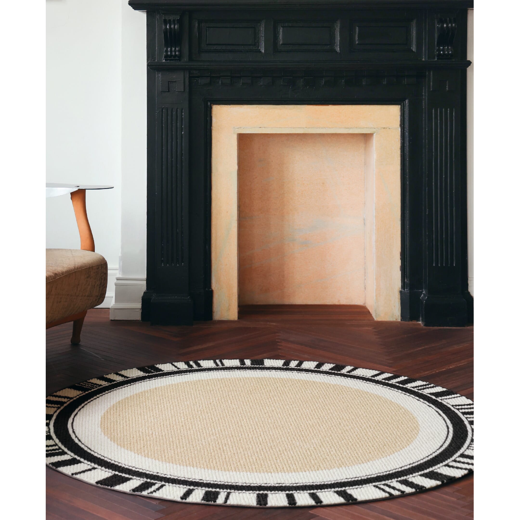 Runder Wollteppich Paris Dream