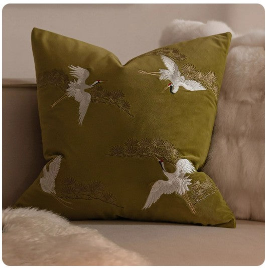 Flying Cranes – Embroidered Vintage Body Kisses